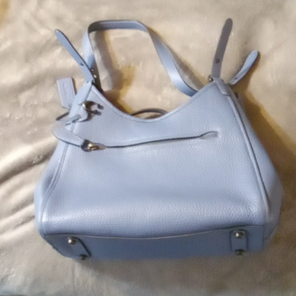Coach powder blue shoulder bag
